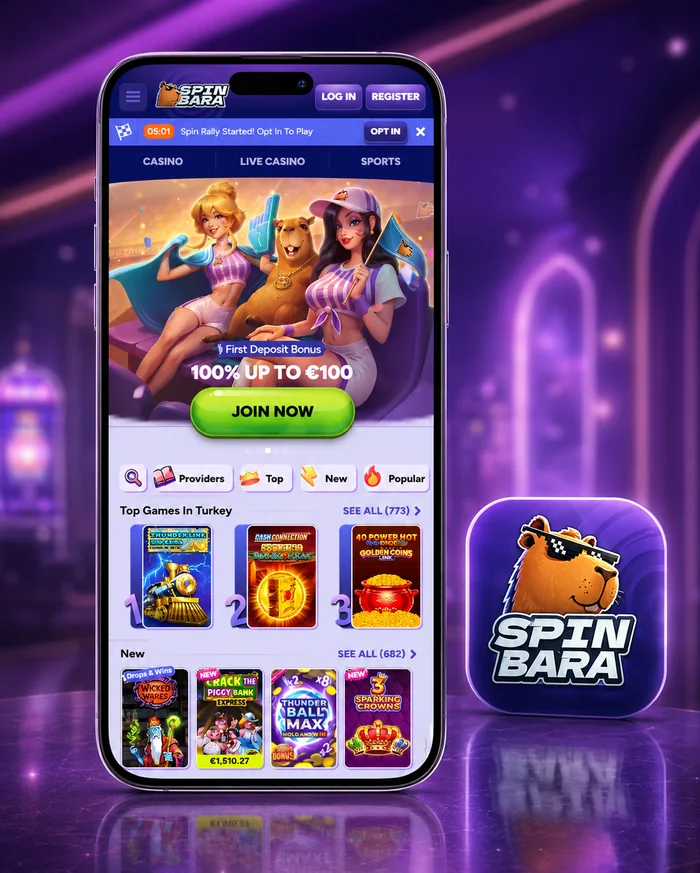 Spinbara app for iPhone