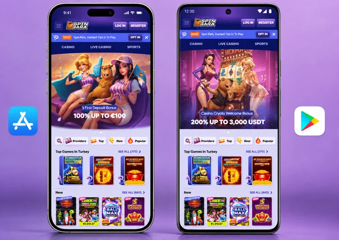 Spinbara Casino on mobile
